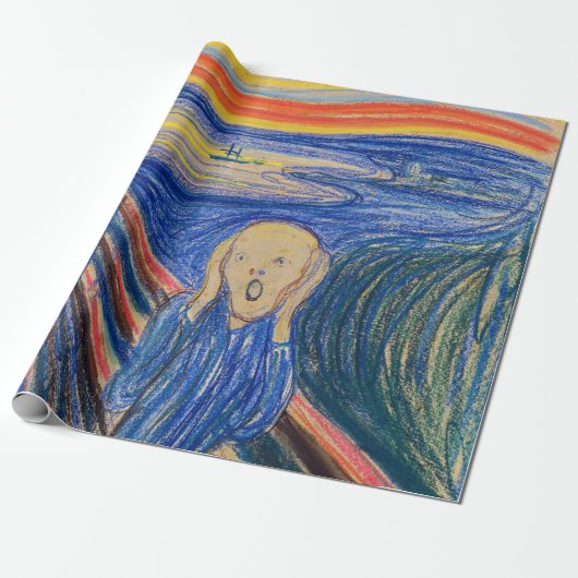 Edvard Munch - Der Schrei 1895 Geschenkpapier (Ungerollt)