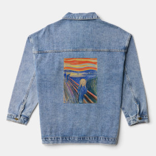 Edvard Munch - Der Schrei 1895 Jeansjacke