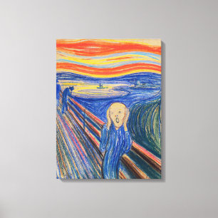 Edvard Munch - Der Schrei 1895 Leinwanddruck