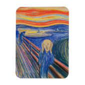 Edvard Munch - Der Schrei 1895 Magnet (Vertikal)
