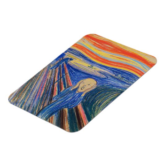 Edvard Munch - Der Schrei 1895 Magnet (Linke Seite)