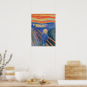 Edvard Munch - Der Schrei 1895 Poster (Küche)