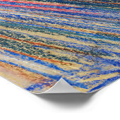 Edvard Munch - Der Schrei 1895 Poster (Ecke)