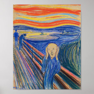Edvard Munch - Der Schrei 1895 Poster
