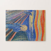 Edvard Munch - Der Schrei 1895 Puzzle (Horizontal)
