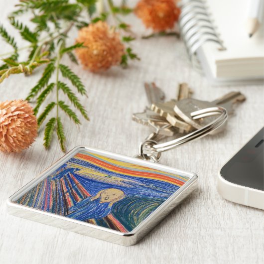 Edvard Munch - Der Schrei 1895 Schlüsselanhänger (Seite)