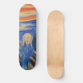 Edvard Munch - Der Schrei 1895 Skateboard (Vorderseite)