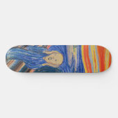 Edvard Munch - Der Schrei 1895 Skateboard (Horizontal)
