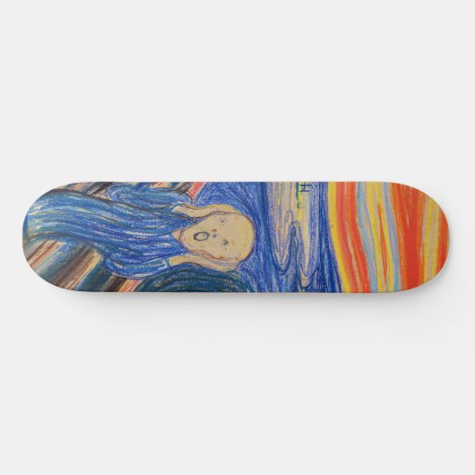 Edvard Munch - Der Schrei 1895 Skateboard (Horizontal)