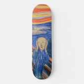 Edvard Munch - Der Schrei 1895 Skateboard (Vorderseite)