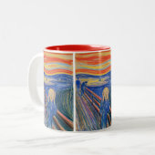 Edvard Munch - Der Schrei 1895 Zweifarbige Tasse (Vorderseite Links)
