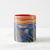 Edvard Munch - Der Schrei 1895 Zweifarbige Tasse (Mittel)
