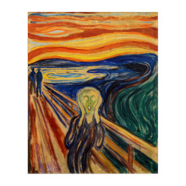 Edvard Munch - Der Schrei 1910 Acryl Wandkunst