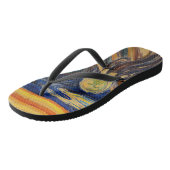 Edvard Munch - Der Schrei 1910 Badesandalen (Schrägansicht)