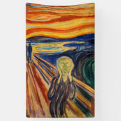 Edvard Munch - Der Schrei 1910 Banner (Vertikal)