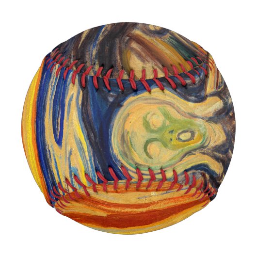Edvard Munch - Der Schrei 1910 Baseball (Vorderseite)