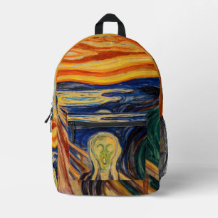 Edvard Munch - Der Schrei 1910 Bedruckter Rucksack