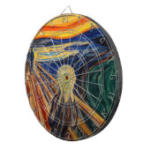 Edvard Munch - Der Schrei 1910 Dartscheibe (Vorderseite rechts)