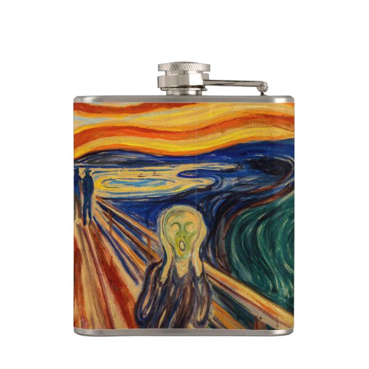 Edvard Munch - Der Schrei 1910 Flachmann (Rückseite)