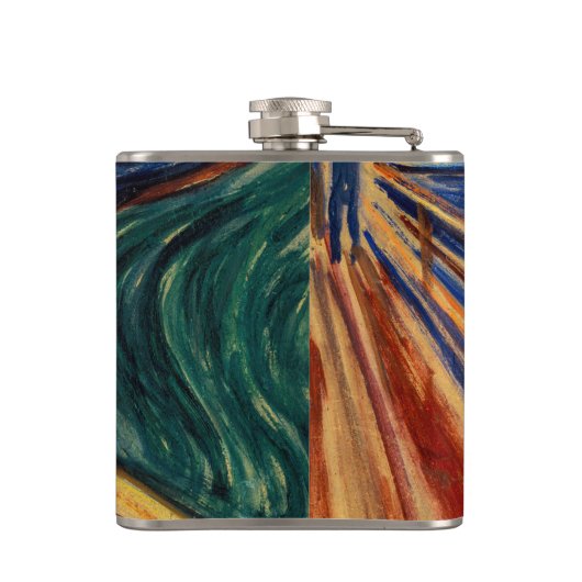 Edvard Munch - Der Schrei 1910 Flachmann (Rückseite)