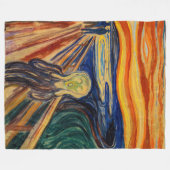 Edvard Munch - Der Schrei 1910 Fleecedecke (Vorderseite (Horizontal))