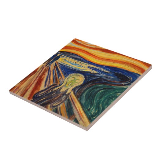 Edvard Munch - Der Schrei 1910 Fliese (Seite)