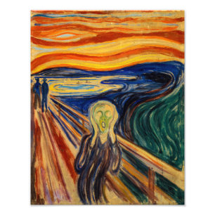 Edvard Munch - Der Schrei 1910 Fotodruck
