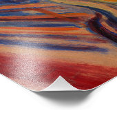 Edvard Munch der Schrei 1910 Fotodruck (Ecke)