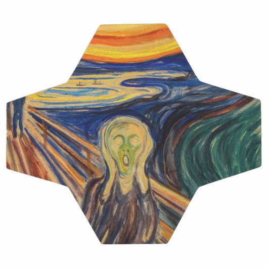 Edvard Munch - Der Schrei 1910 Fußball (Flach)