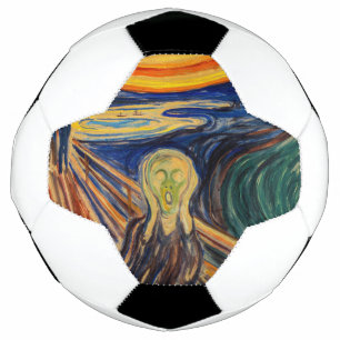 Edvard Munch - Der Schrei 1910 Fußball