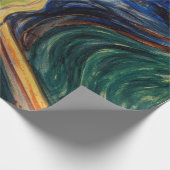Edvard Munch - Der Schrei 1910 Geschenkpapier (Ecke)