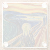 Edvard Munch - Der Schrei 1910 Glasuntersetzer (Rückseite)
