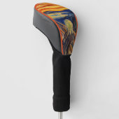 Edvard Munch - Der Schrei 1910 Golf Headcover (angewinkelt)