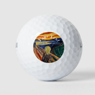 Edvard Munch - Der Schrei 1910 Golfball