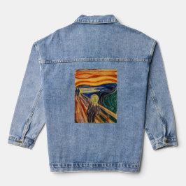 Edvard Munch - Der Schrei 1910 Jeansjacke