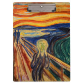 Edvard Munch - Der Schrei 1910 Klemmbrett (Vorderseite)