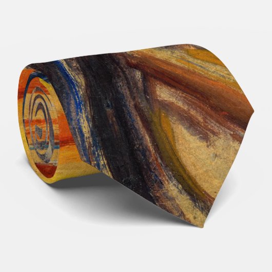 Edvard Munch - Der Schrei 1910 Krawatte (Gerollt)
