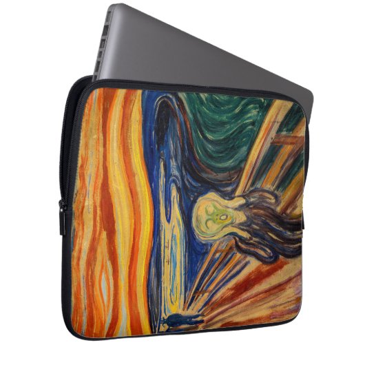 Edvard Munch - Der Schrei 1910 Laptopschutzhülle (Vorne Rechts)