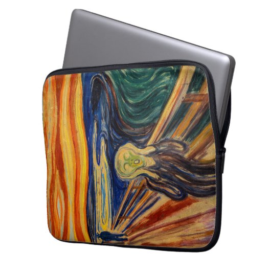 Edvard Munch - Der Schrei 1910 Laptopschutzhülle (Vorderseite Links)