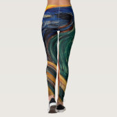 Edvard Munch - Der Schrei 1910 Leggings (Rückseite)