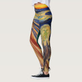 Edvard Munch - Der Schrei 1910 Leggings (Links)