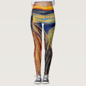 Edvard Munch - Der Schrei 1910 Leggings (Vorderseite)