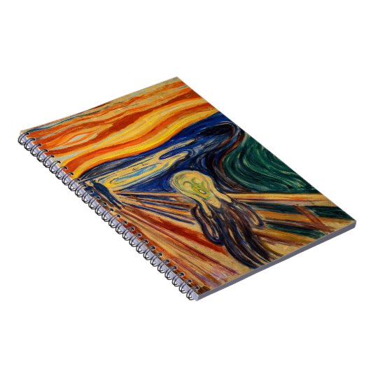 Edvard Munch - Der Schrei 1910 Notizblock (Rechte Seite)