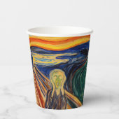 Edvard Munch - Der Schrei 1910 Pappbecher (Rückseite)