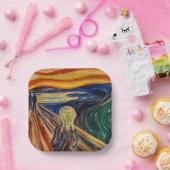 Edvard Munch - Der Schrei 1910 Pappteller (Party)