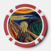 Edvard Munch - Der Schrei 1910 Pokerchips (Rückseite)