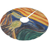 Edvard Munch - Der Schrei 1910 Polyester Weihnachtsbaumdecke (Schrägansicht)