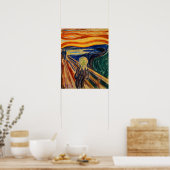 Edvard Munch - Der Schrei 1910 Poster (Küche)