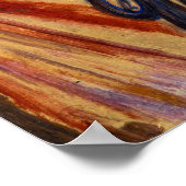 Edvard Munch - Der Schrei 1910 Poster (Ecke)