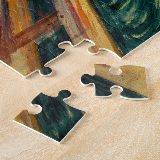Edvard Munch - Der Schrei 1910 Puzzle (Seite)